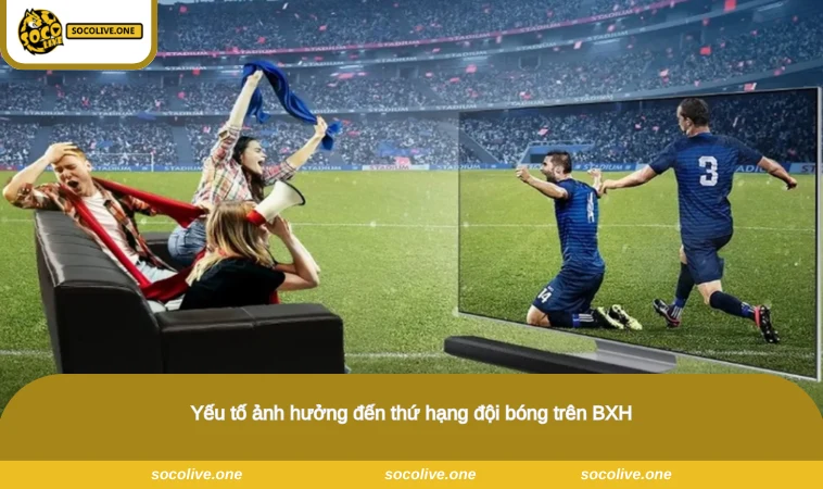 Bảng Xếp Hạng Bóng Đá - Phân Tích Và Dự Đoán Tại Socolive 3 Yếu tố ảnh hưởng đến thứ hạng đội bóng trên BXH